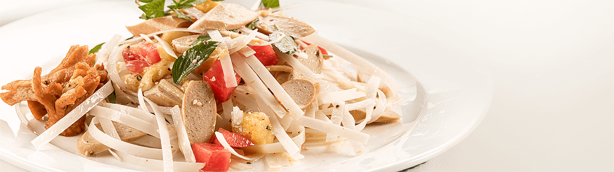 Breakfast Sausage Soba Salad