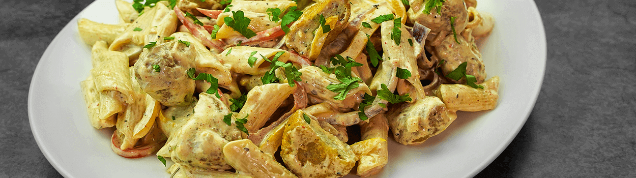 Cajun Pasta with Nuggets