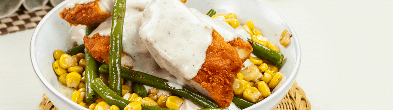 Chicken Fried Steak Bowl