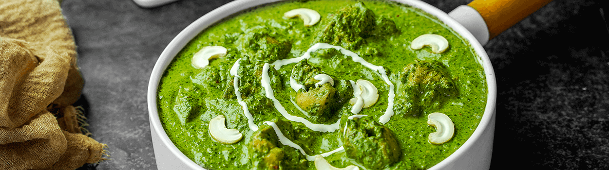 Creamy Palak Mughlai Tikka