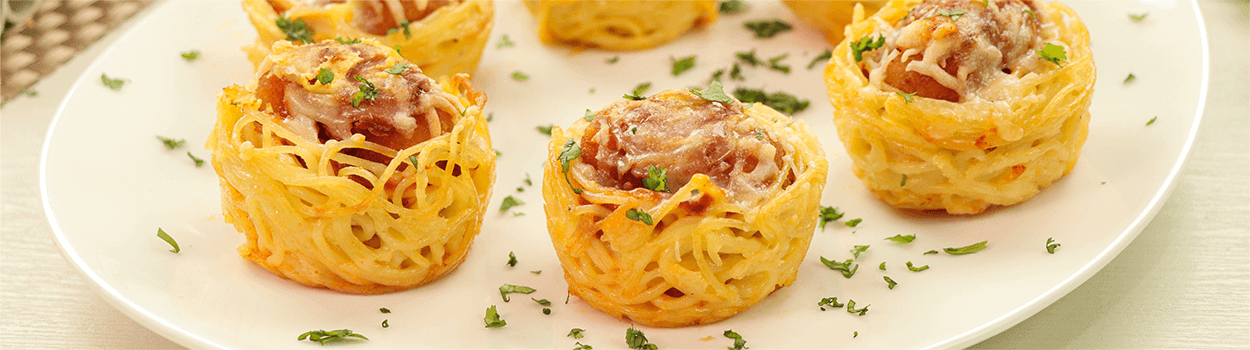 Croquettes Spaghetti Muffins