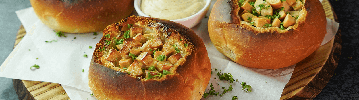 Mini French Onion Bread Bowls