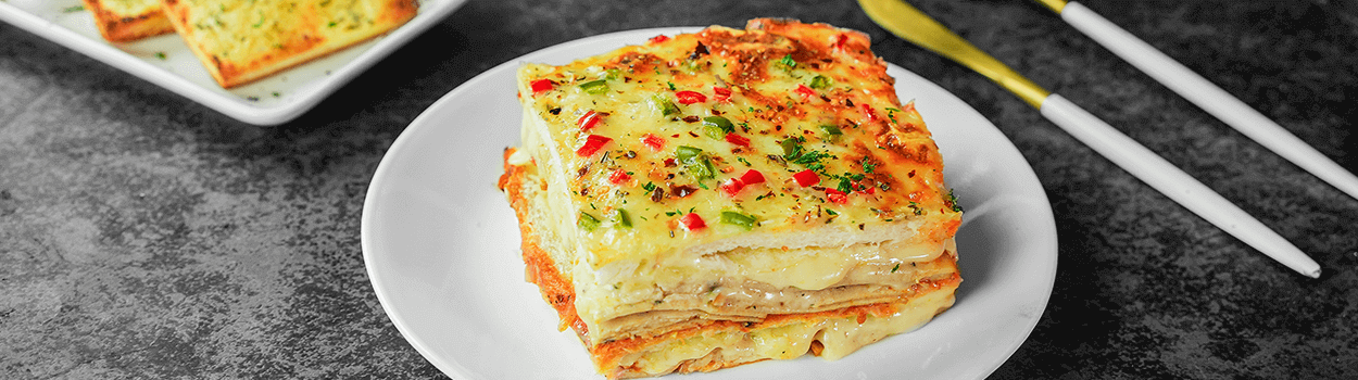 Mortadella Bread Lasagna