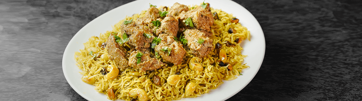 Mughlai Tikka Rice Platter