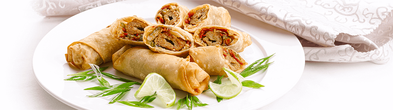 Seekh Kabab Spring Roll