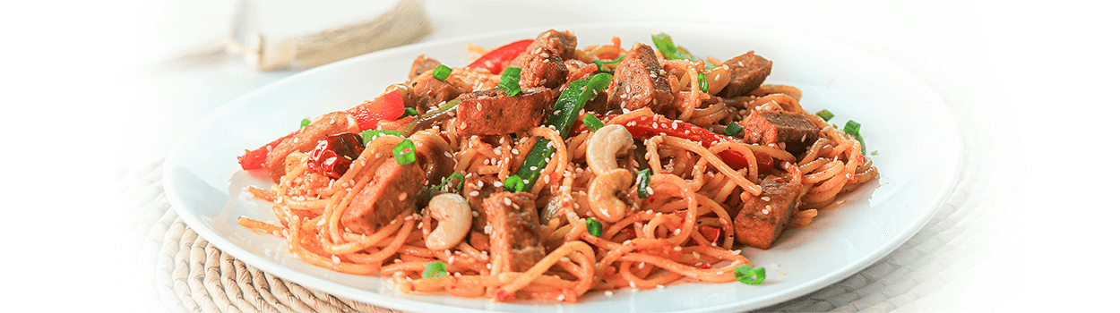 Spicy Cashew Noodles