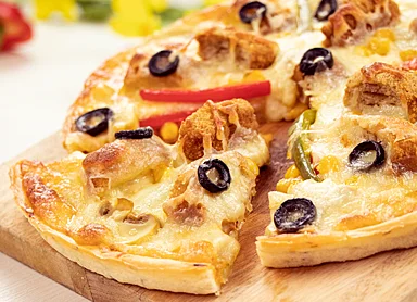 Flatbread Nuggets Pizza