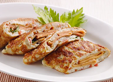 Mortadella Egg Roll