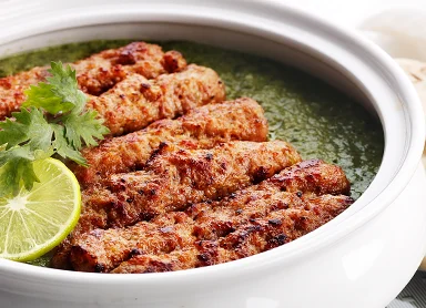 Seekh Kabab Creamy Mustard